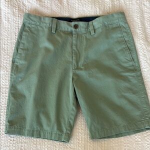 Banana Republic Green Flat Front Shorts